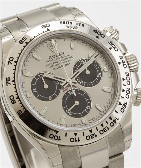 rolex daytona weißgold gewicht|millenary rolex weight.